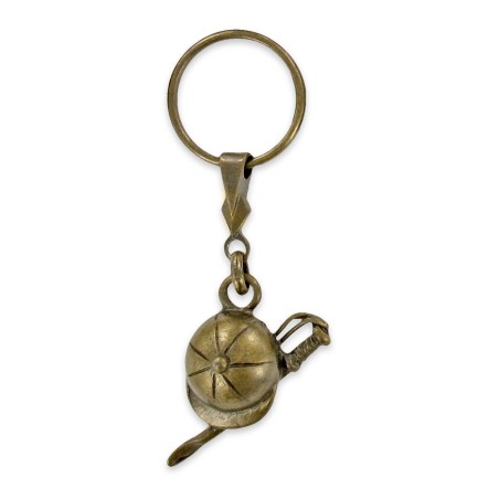 Porté clés Equitation façon Bronze, Tête de Cheval. Fabrication Artisanale Française.