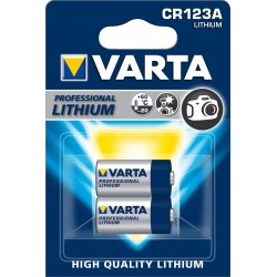 Pile CR123A 3V Lithium VARTA - Pack de 2