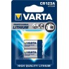 2 Piles CR123A Lithium Photo CR17345 3 Volts 1430 mAh Varta