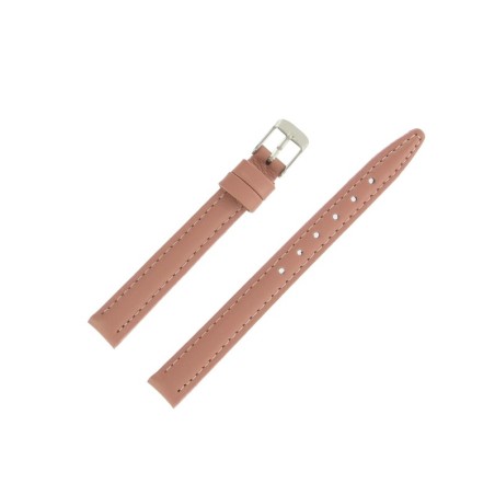 Bracelet montre 12mm Rose Fard en Cuir de Veau véritable Fabrication Artisanale E1011210