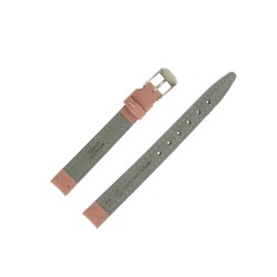 Bracelet montre 12mm Rose Fard en Cuir de Veau véritable Fabrication Artisanale E1011210