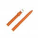 Bracelet montre 12mm Orange en Cuir de Veau véritable Fabrication Artisanale E1011213
