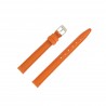 Bracelet montre 12mm Orange en Cuir de Veau véritable Fabrication Artisanale E1011213
