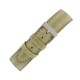 Bracelet montre Noir de 18 à 24mm en Cuir de veau Nevada EcoCuir® Artisanal