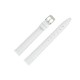 Bracelet de Montre 14mm Blanc Extra Long en Cuir Fabrication Artisanale