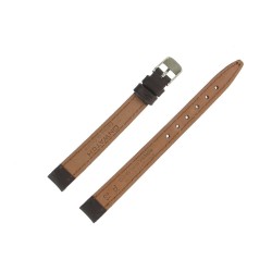 Bracelet de montre 12mm Marron Extra Long en Cuir Fabrication Artisanale