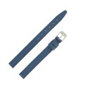 Bracelet de Montre 10mm Bleu en Cuir Buffalo Fabrication Artisanale