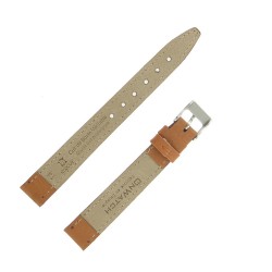 Bracelet de Montre 14mm Marron Gold en Cuir Buffalo Fabrication Artisanale