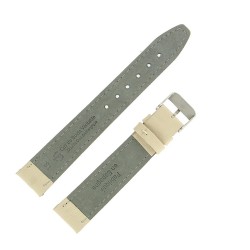 Bracelet de Montre 18mm Beige en Cuir Buffalo Fabrication Artisanale