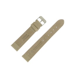 Bracelet de Montre 18mm Beige en Cuir Grain Buffalo Vintage Fabrication Artisanale