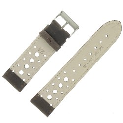 Bracelet montre Racing Cuir de veau Artisanal
