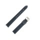 Bracelet montre Noir 14mm Cuir de veau Aniline Golf Artisanal