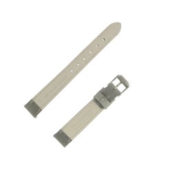 Bracelet de Montre 14mm Gris en Cuir Aniline Golf Fabrication Artisanale