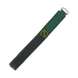 Bracelet de Montre Scratch 18mm Vert Textile Nylon Sports