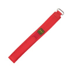 Bracelet de Montre Scratch velcro 16mm Rouge Textile Nylon Sports