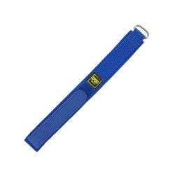 Bracelet de Montre Scratch 16mm Bleu Azur Textile Nylon Sports