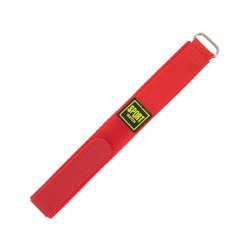 Bracelet de Montre Scratch 20mm Rouge Textile Nylon Sports