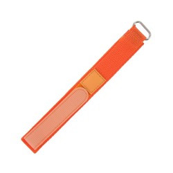 Bracelet de Montre Scratch 20mm Orange Textile Nylon Sports