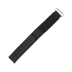 Bracelet de Montre Scratch 22mm Noir Textile Nylon Sports