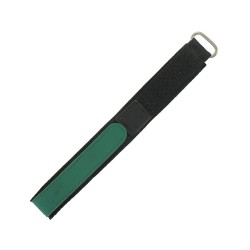 Bracelet de montre 18mm vert en Nylon fermeture Scratch