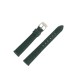 Bracelet de Montre 14mm Vert en Cuir de Buffle Fabrication Artisanale Européenne