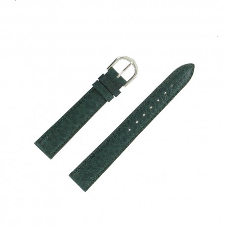 Bracelet montre Noir 18mm cuir de Buffle Treck Artisanal Véritable