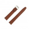 Bracelet de montre 18mm Marron Clair Extra Long en Cuir de Buffle Fabrication Artisanale