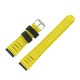 Bracelet de Montre 20mm Jaune en Nylon Velours