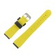 Bracelet de Montre 20mm Jaune en Nylon Velours