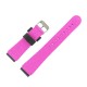 Bracelet de Montre 20mm Fushia en Nylon Velours