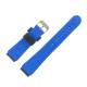 Bracelet de Montre 20mm Bleu Azur en Nylon Velours