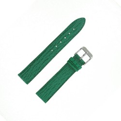 Bracelet Montre 18mm Vert Sapin en Requin Véritable