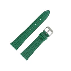 Bracelet Montre 20mm Vert Sapin en Requin Véritable