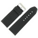 Bracelet de Montre 32mm Noir en Cuir Véritable EcoCuir Fabrication Artisanale