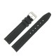Bracelet de Montre 18mm Noir en Cuir Véritable Fabrication Artisanale E1011801