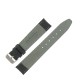 Bracelet de Montre 18mm Noir en Cuir Véritable Fabrication Artisanale E1011801