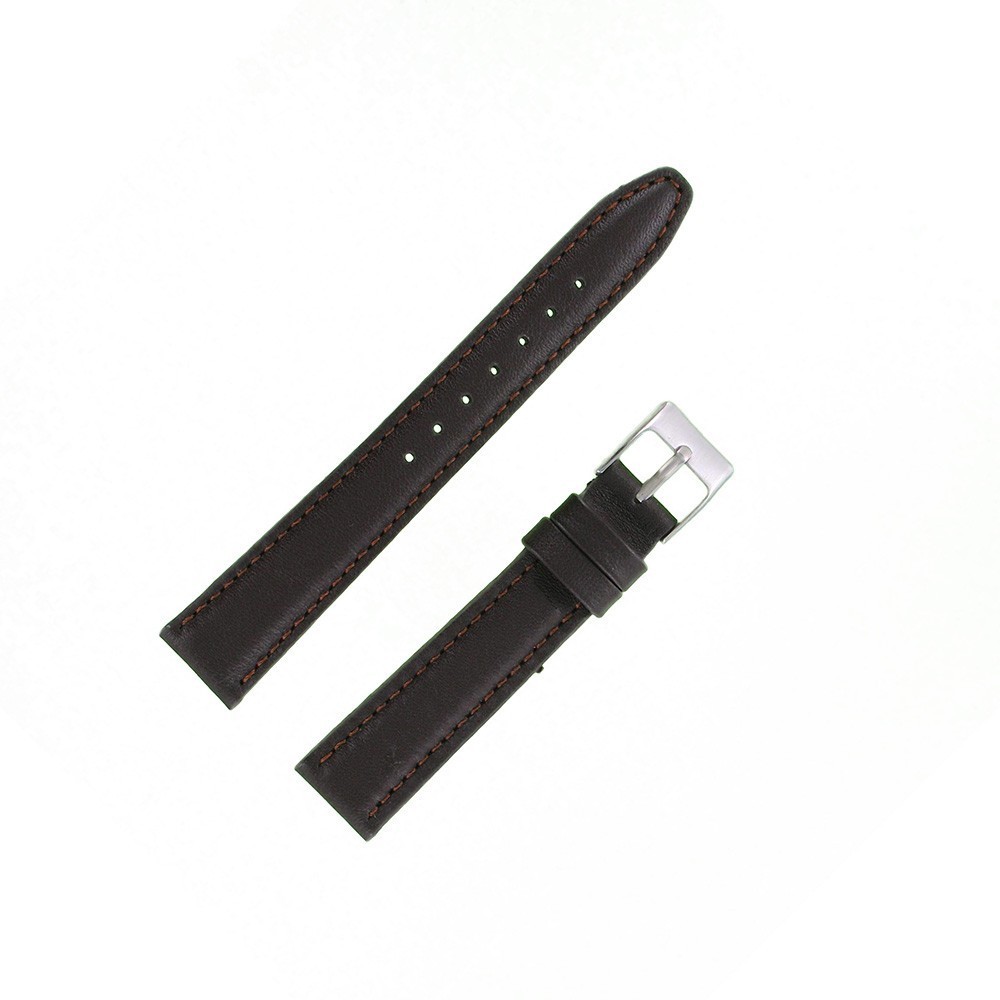 Bracelet de Montre 16mm Marron en Cuir Véritable EcoCuir Fabrication Artisanale Bracelet de Montre 16mm Marron en Cuir Véritable EcoCuir Fabrication Artisanale