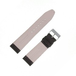 Bracelet de Montre 22mm Marron en Cuir Véritable EcoCuir Fabrication Artisanale
