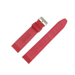 Bracelet de Montre 20mm Rouge en Cuir Véritable EcoCuir Fabrication Artisanale