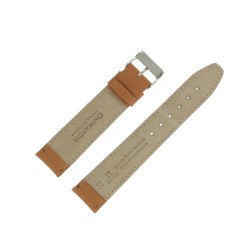 Bracelet de Montre 20mm Marron Clair en Cuir Véritable EcoCuir Fabrication Artisanale