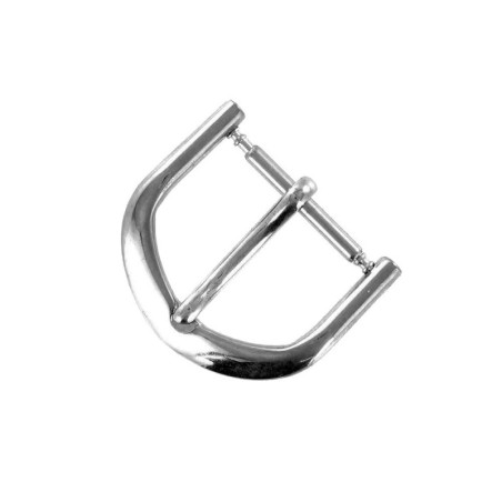 Boucle Fermoir 16mm en Métal Chromé Remplacement Bracelet Montre
