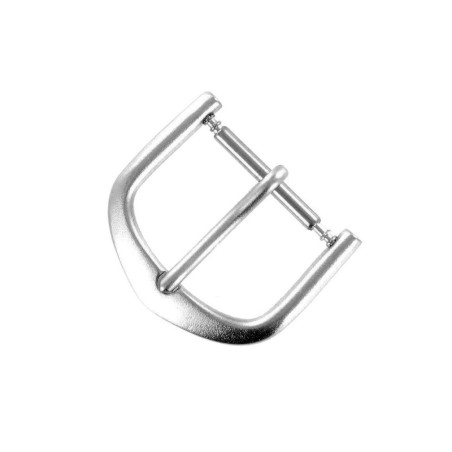 Boucle à Ardillon 16mm en Métal Alloy Satiné pour Bracelet de Montre