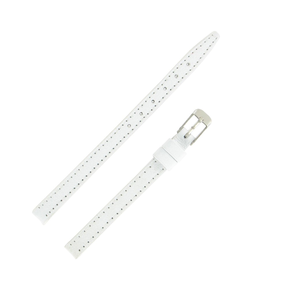 Bracelet de Montre 08mm Blanc en Cuir Buffalo Fabrication Artisanale EcoCuir Bracelet de Montre 08mm Blanc en Cuir Buffalo Fabrication Artisanale EcoCuir