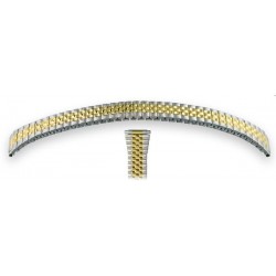 Bracelet Montre 10-14mm en Acier Bicolore Extensible élastique FixoStar