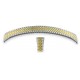 Bracelet Montre 15-20mm en Acier Bicolore Extensible élastique FixoStar