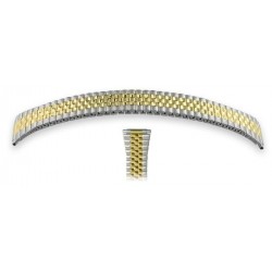 Bracelet Montre 15-20mm en Acier Bicolore Extensible élastique FixoStar