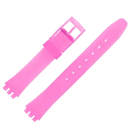Bracelet de Montre 12mm Mauve Adaptable pour montre Swatch P38 Ladies