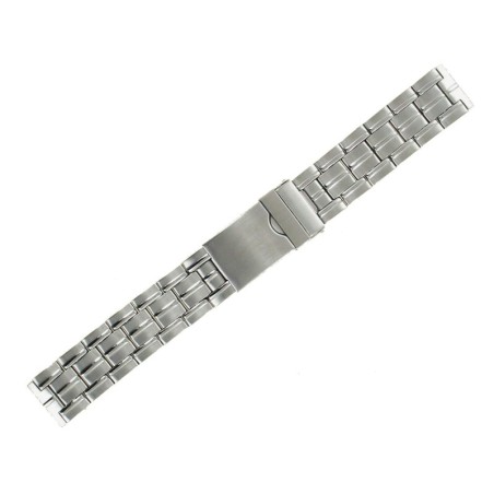 Bracelet de montre 18mm Acier à Boucle déployante de Sureté