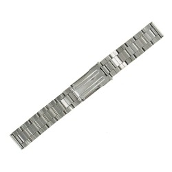 Bracelet de montre 18mm Acier à Boucle déployante de Sureté
