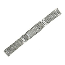 Bracelet de montre 18mm Acier à Boucle déployante de Sureté